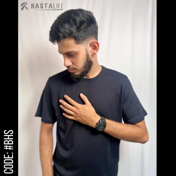 Premium Half Sleeve T-shirt - Black - Image 2