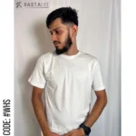 Premium Half Sleeve T-shirt - White - Image 3