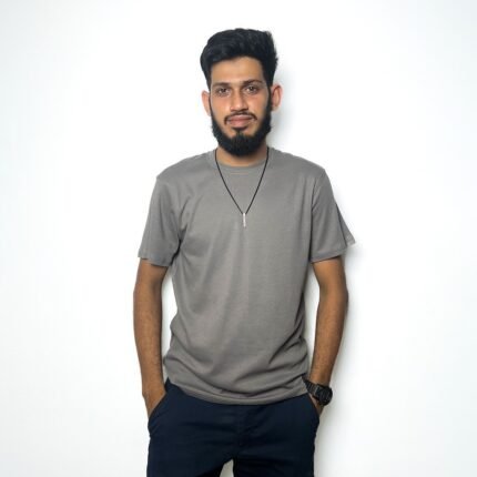 Premium Half Sleeve T-shirt - Gray