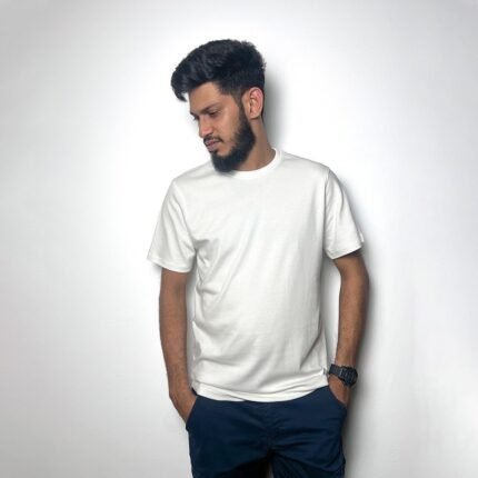 Premium Half Sleeve T-shirt - White