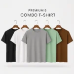 Premium Half-Sleeve T-Shirts - (5-Pack) Get 1 FREE