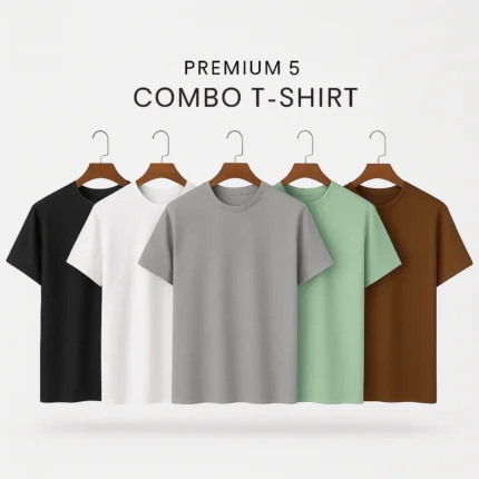 Premium Half Sleeve T-Shirt Bundle - Buy Any 5 T-Shirt Get 1 FREE