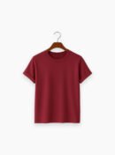 Half T-Shirt Maroon