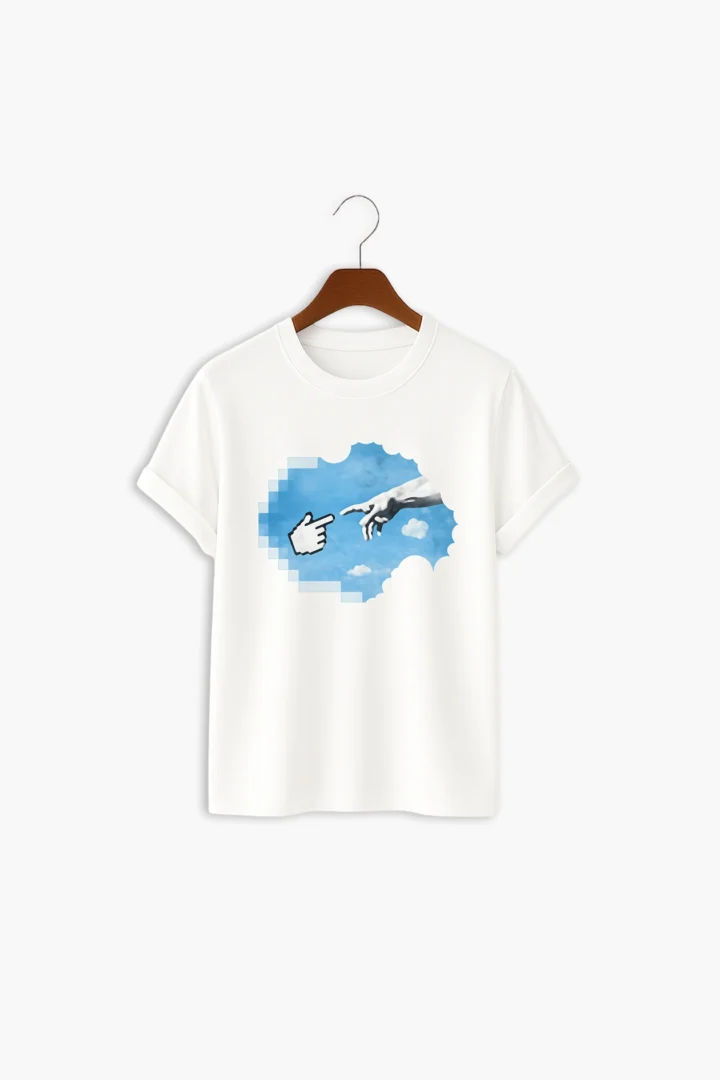 Print T-Shirt - White