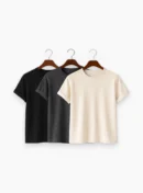 Premium Solid 3-Combo T-Shirts – Beige, Gray, Black