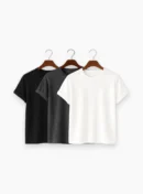 Premium Solid 3-Combo T-Shirts – White, Gray, Black