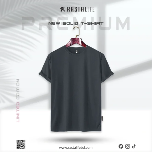 Solid t-shirt Gray