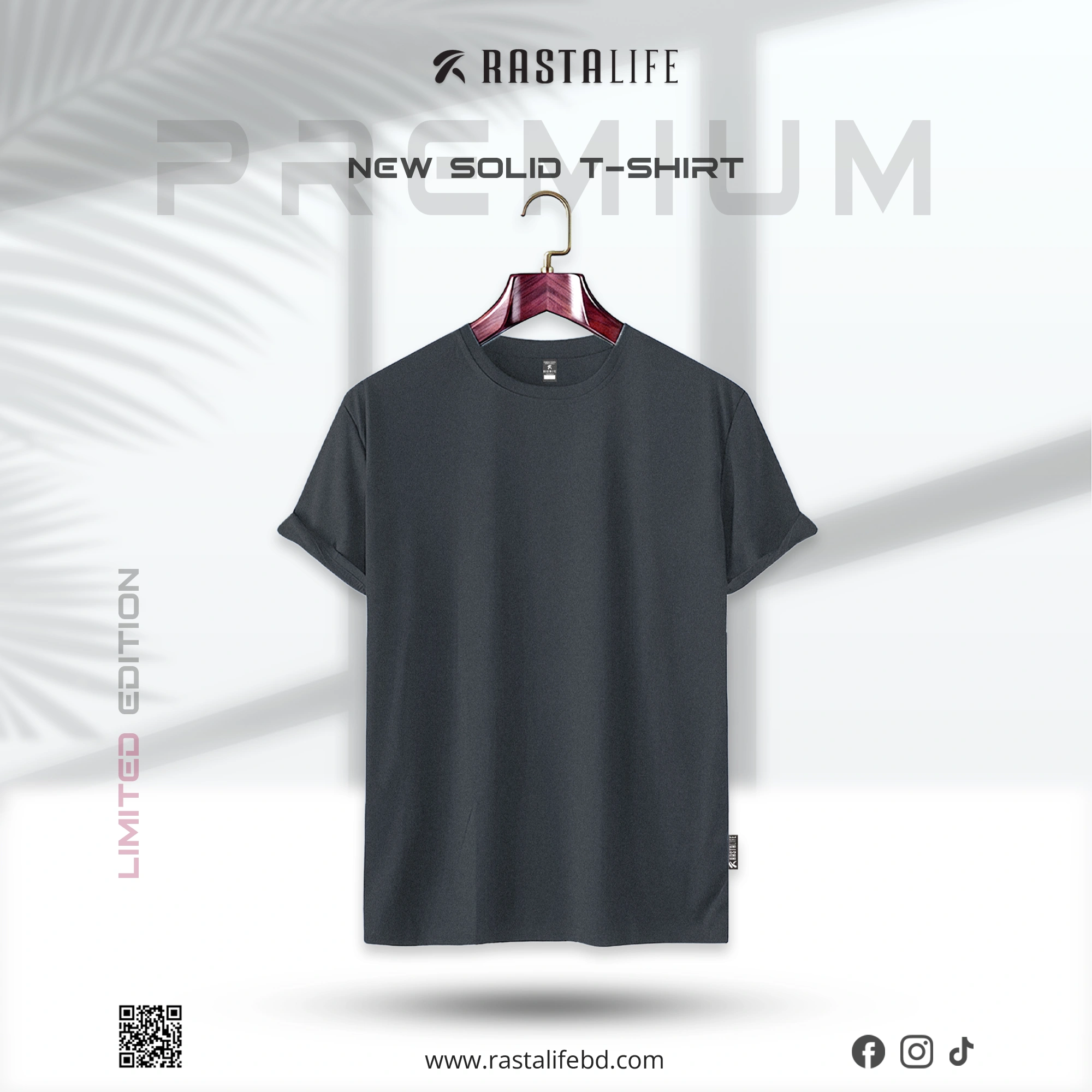 Solid t-shirt Gray