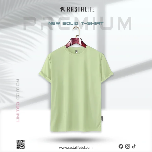 Solid t-shirt Olive