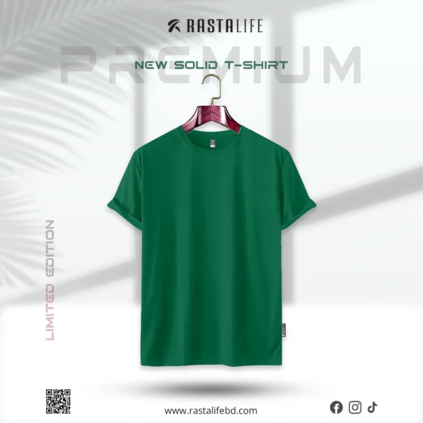 Solid T-Shirt Green