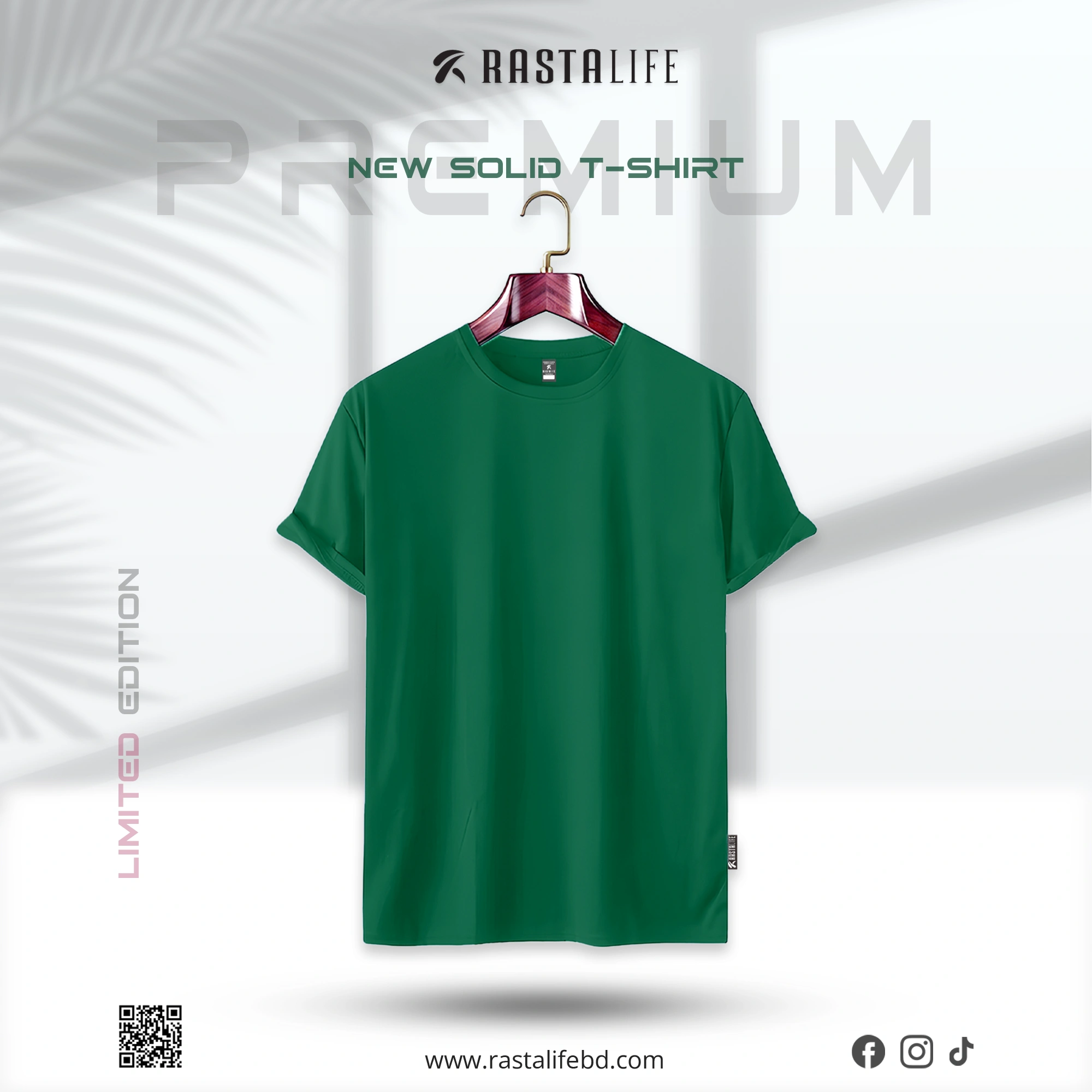 Solid T-Shirt Green